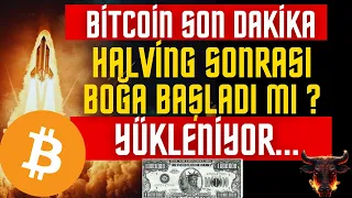 BİTCOİN ANALİZ HALVİNG SONRASI MEGA BOĞA BAŞLADI MI #BITCOIN #ALTCOIN