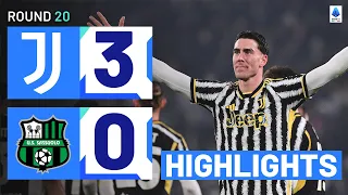 JUVENTUS-SASSUOLO 3-0 | HIGHLIGHTS | Vlahović incredible brace leads Juve to win | Serie A 2023/24