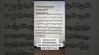 ORCHESTRA AUDITION EXCERPTS