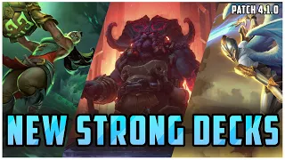 3 BUFFED TOP TIER Decks Early Patch 4.1.0 - LoR Meta Report