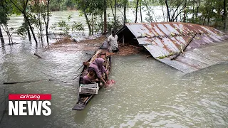 Monsoon floods in Bangladesh, India leave dozens dead, millions stranded