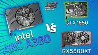 ARC A380 vs GTX 1650 vs RX 5500 XT - tested in 30 games