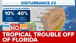 Florida, Southeast Coast Faces Potential Tropical Troubles