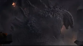 Godzilla vs Male MUTO brightened + short unused scene in correct placement (Godzilla 2014)