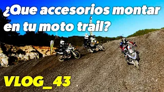 ¿Que accesorios montar en tu moto trail? - VLOG_43