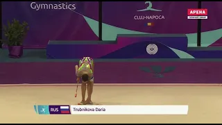 Daria Trubnikova (RUS) WCC Cluj-Napoca 2021 Clubs final 25.800