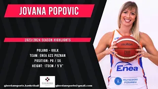 Jovana Popovic Highlights 2023/2024 Season