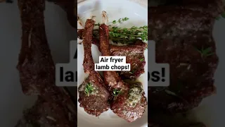 10 min air fryer lamb chops!