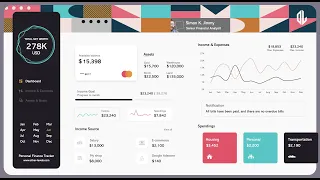 Animated Excel Dashboard !!  Personal Finance Tracker