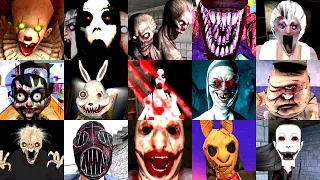 Caught Battle - Evil Nun Broken Mask Horror Tale Granny 3 Slendrina Cellar Death Park Freaky Clown +