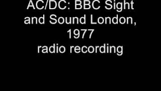 AC/DC Let There Be Rock BBC Sight & Sound 1977 Radio Recording