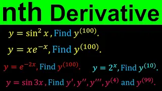 nth Derivative | Finding Higher Order Derivatives (nth Derivative) Using chain rule |Calculus|Part 1