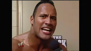 Chris Jericho vs The Rock in a lumberjack match. Part 1. WWE Smackdown. April 20, 2000.