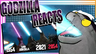 Godzilla Reacts| Evolution of GODZILLA'S ATOMIC BREATH [1954-2021-2054]