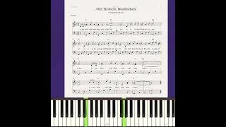 Aber Heidschi Bumbeidschi   Play Piano