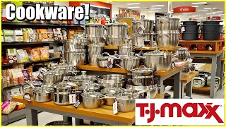 TJ MAXX KITCHENWARE, COOKWARE, ALL CLAD POTS & PANS HOME IDEAS SHOP WITH ME STORE WALKTHROUGH 2020