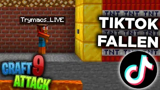 Ich TESTE Minecraft TIKTOK FALLEN in CRAFT ATTACK 9