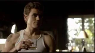Damon & Stefan 1x04 "You're dead dude get over it" scene