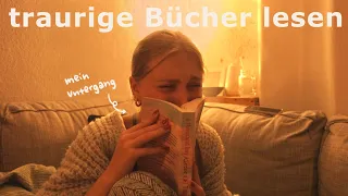 Ich lese traurige Bücher, um zu sehen ob sie mich zum Weinen bringen. // Reading Vlog