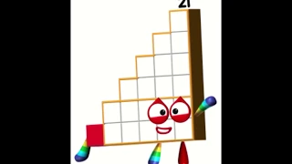 Numberblocks Art - Twenty-One to Twenty-Five