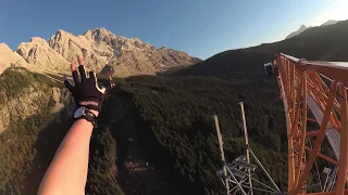 MOST INSANE CRANE CLIMB EVER?! (German Alps, 4K)