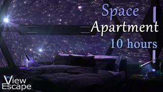 Space Apartment | White and Grey Noise | Relaxing Sounds of Space Flight | 10 HOURS