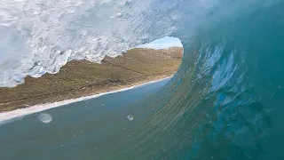 RAW SURF POV: JELLY SAND BARRELS  - SOUTH AFRICA