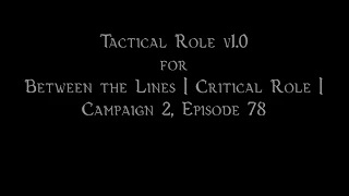 c2e78 Tactical Role