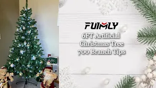 Easy Christmas Decorating: FUNMILY 6FT Artificial Tree Assembly and Review