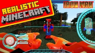 REALISTIC MINECRAFT - SPIDERSTEVE Meets IRON MAN [S:2 Ep.3] IRON MAN HULK