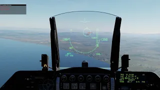 DCS - F16 4V4 Aim-9X ACM - Complete with Horrible landing