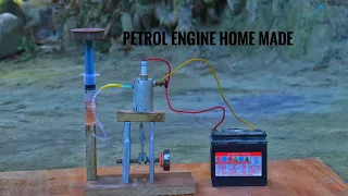 petrol engine || home made || 100% working, how to make||