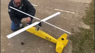 Synchrogyro - RC twin rotor autogyro