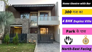 300 sqr yd luxury duplex villa | ख़ूबसूरत modern architect के साथ 4 bhk #newchandigarh#omaxe#villa