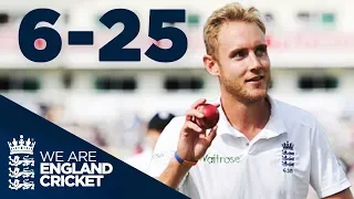 Stuart Broad Takes 6-25 at Old Trafford | England v India 2014 - Highlights