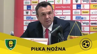 Konferencja po meczu Chojniczanki Chojnice z GKS-em Katowice (18.04.2018)