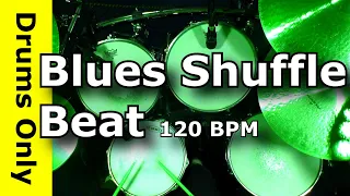 Blues Shuffle Drum Beat 120 BPM - JimDooley.net