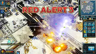 Red Alert 3 Remix MOD Allies in One Day Morning PVE Map | Back to the Future is the Key!