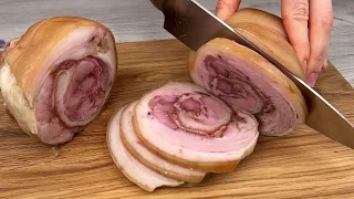 Pork knuckle ham! A wonderful pork knuckle roll is easy!