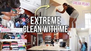 EXTREME CLEAN WITH ME FALL 2021! LAUNDRY ROOM SNEAK PEAK, DECLUTTERING & GROCERY HAUL | Nia Nicole