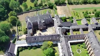 a beautiful day in Sussex looking over Saint Hughs charterhouse