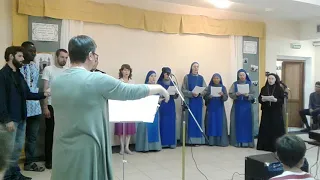 Марие, Дево  Чистая. Сводный хор Казани, Омска, Хабаровска и Ульяновска на празднике