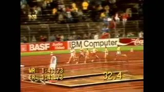 103 European Track and Field 1986 800m Men