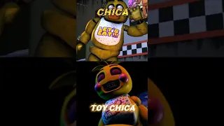 Chica🐥vs fnaf 2 || who is stronger || #whoisstrongest #fnafshorts #edit #fnafedit #shorts #fnaf #1v1