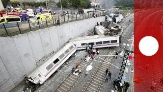 Terrible accident de train en Espagne