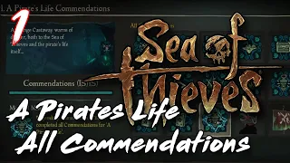 Sea of Thieves : A pirates Life | Tall tale 1 | All commendations speedrun/walkthrough