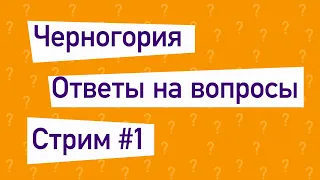 Первый Стрим. Ответы На Вопросы Об Иммиграции В Черногорию. Часть 2