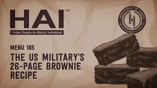 Why the US Military Has a 26-Page Brownie Recipe