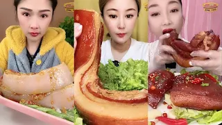 ASMR | Chinese people eat braised pork belly  | Chinese Mukbang #013 | Eating Pop