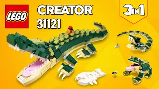 LEGO® Creator 3in1 Crocodile (31121)[454 pcs] Snake & Frog | Building Instructions | TBB